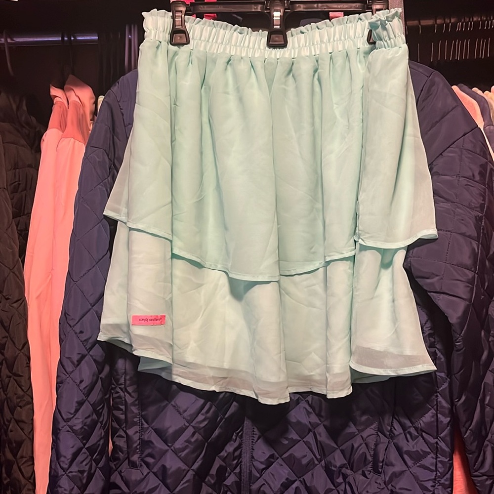 Xxl teal skirt new with no tags